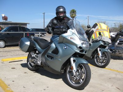 2004 BMW K1200GT..16,000 miles..Bill &quot;Sweet William&quot;, Weslaco, TX 1/11  &quot;TEXAS ROMEO&quot;