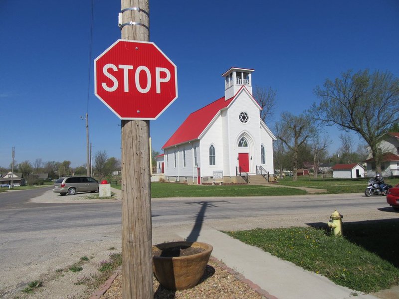 STOP and think about what you're doing, spend a little time in this beautiful building, and you won't end up in the little building in the picture above!!