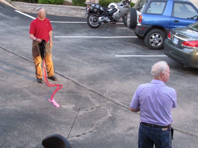 Harry thought flying a kite after the meeting was a good idea.