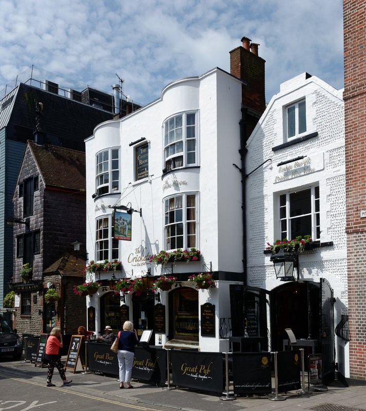 'The Cricketers' a local 16th Century Inn.