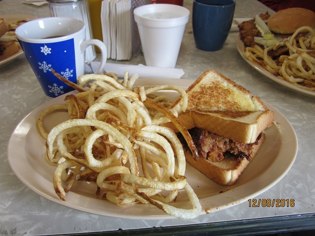 The meat loaf sandwich.  Todays special.