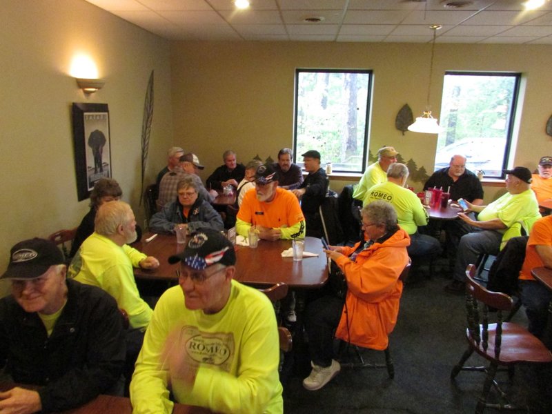 We filled the Forest Room and part of the main dining area.