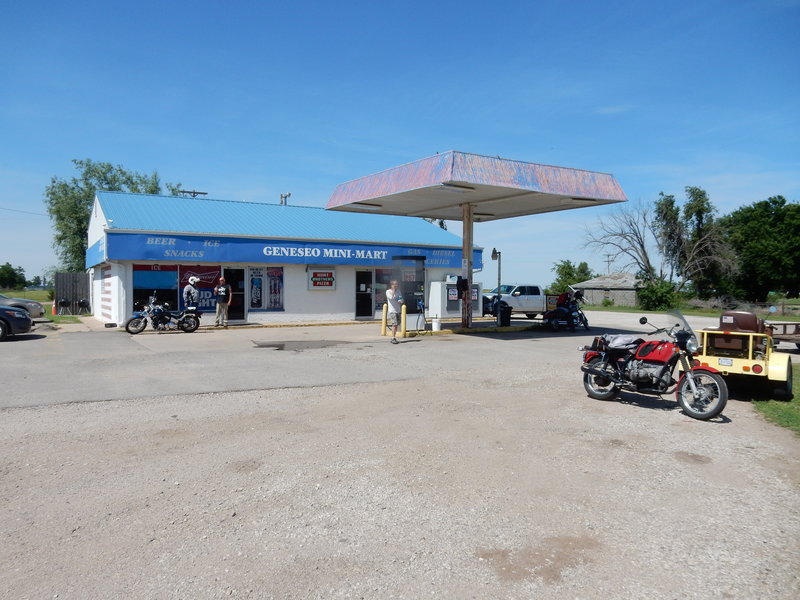 Getting gas and a coke.  Let's patronize the little places to keep the alive.