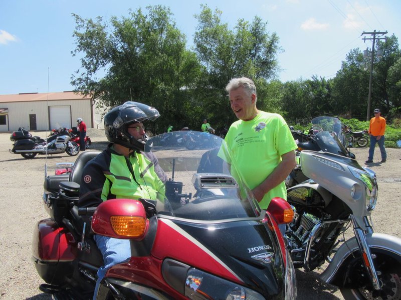 LONG JOHN ARRIVED A LITTLE LATE TODAY, BUT ROGER WASN'T GOING TO WAIT FOR HIM TO RIDE BACK.