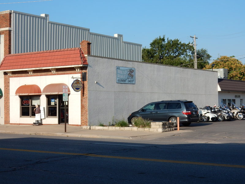 The Bread Basket - Main Street Newton - breakfast buffet, great selection of food including all you can eat and drink.  Eight Bucks - Come hungry