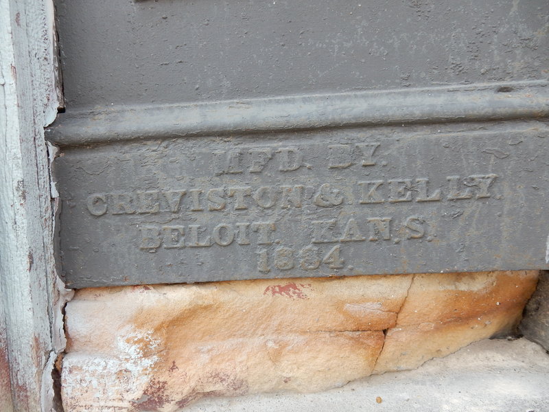 This cast iron entry was typical of the better stores. Cast in 1884, it will out live and look better than any new store front.