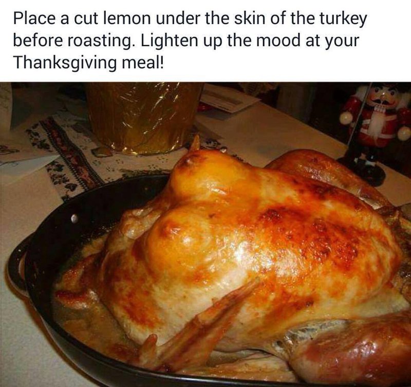 GET YOUR DIRTY MIND OFF MY TURKEY!!