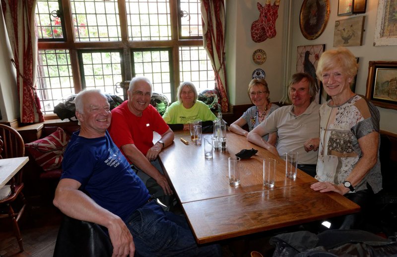 L-R Bob, Alan, Cathy, Linda, Jeff &amp; Caroline