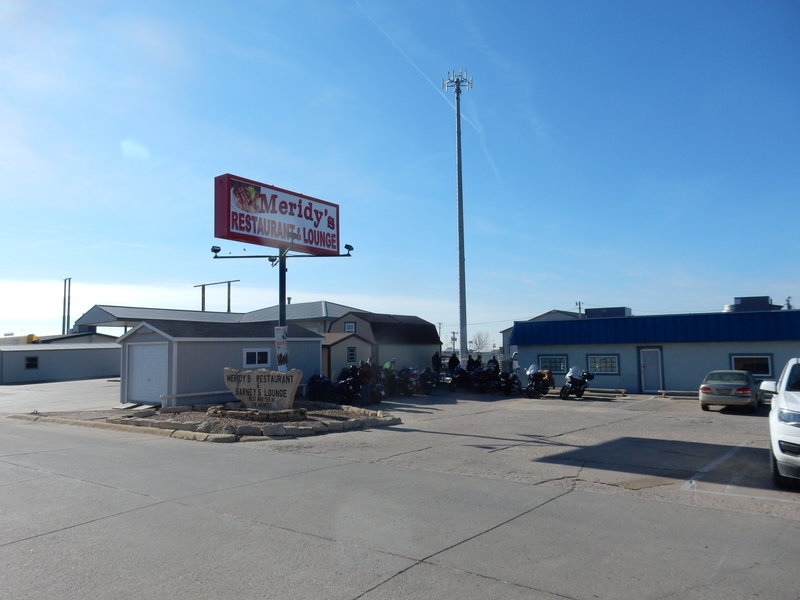 If you like brick streets and limestone architecture, pull off I-70 and tour Russell and enjoy Meridy's great buffet.