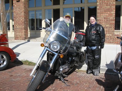 2003 Kawasaki Vulcan 800....28,160 miles....Maxine and Fred S....Arcadia, KS....10/11