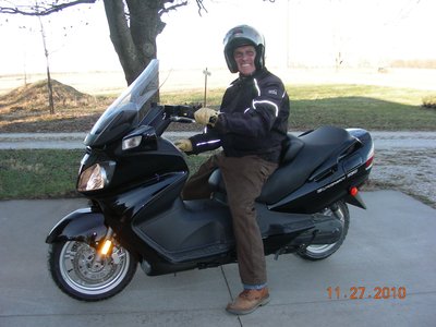 I was just joking about the &quot;Helmet Law&quot; in the picture above--I have never seen Leland ride without a helmet