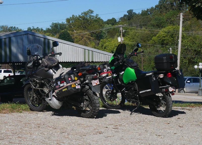 Harvey's KLR and Jim's DL650.jpg