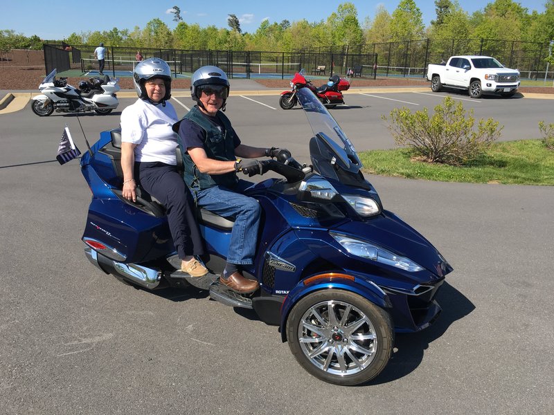 Dan &amp; Vicki B.  2016 Can Am Spyder RT Limited  69,000 miles