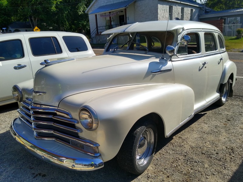 '48 chevy pulled up as we were leaving