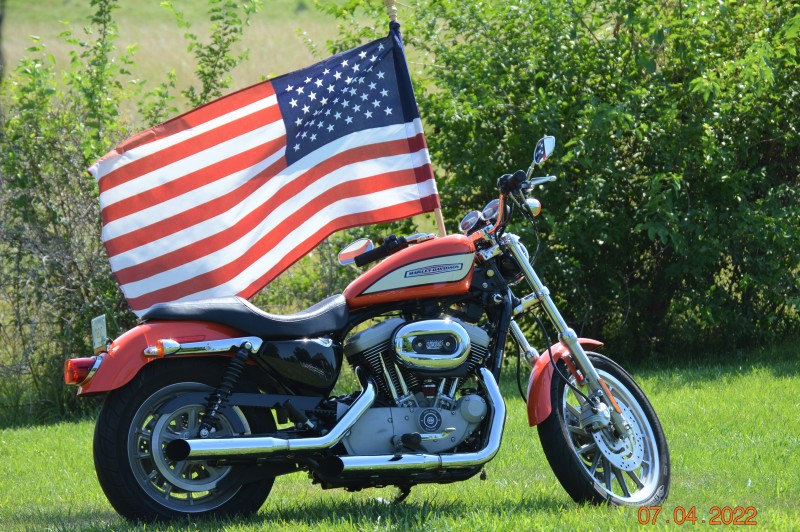 My old 2004 Sportster is alive and well in KC at my son's