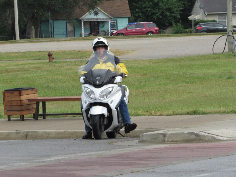 Al was the first bike to show up.