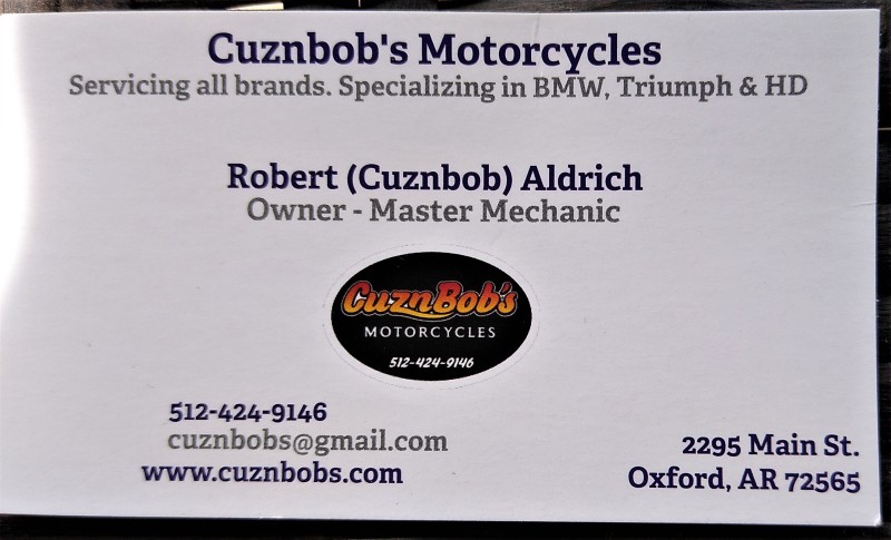 Bob Aldrich is opening a new M/C repair shop in Oxford