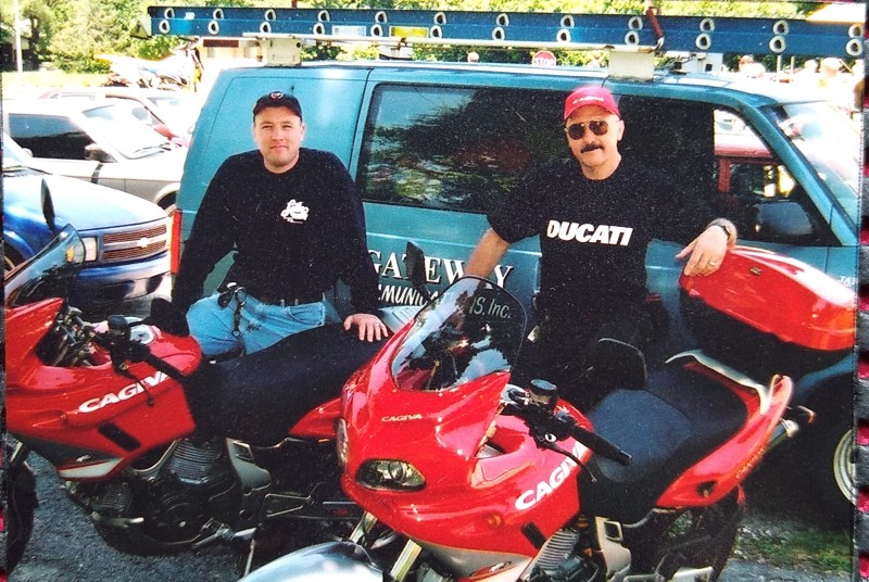 Father/Son Cagiva Canyons from 2000