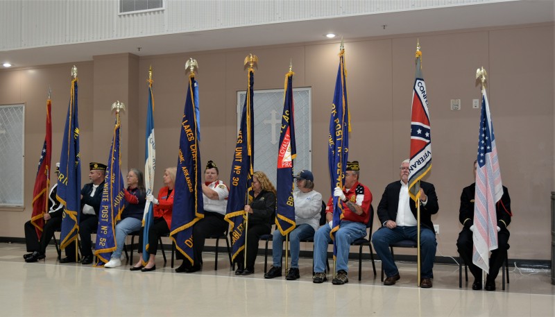 Mountain home veterans day in the gym