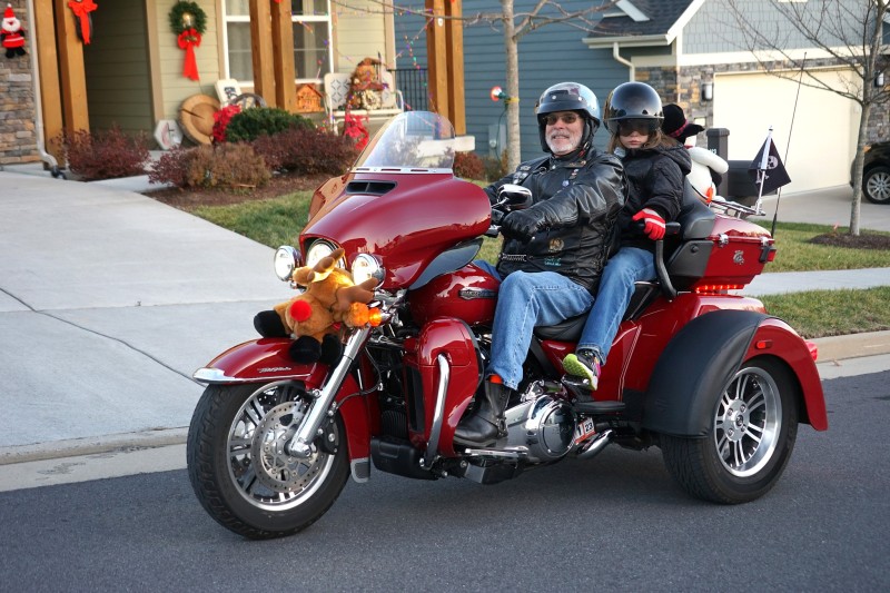 Grandpunkin, Ceci, Ruby the Red Nose Reindeer &amp; Snowden  Berryville Christmas Parade 2022