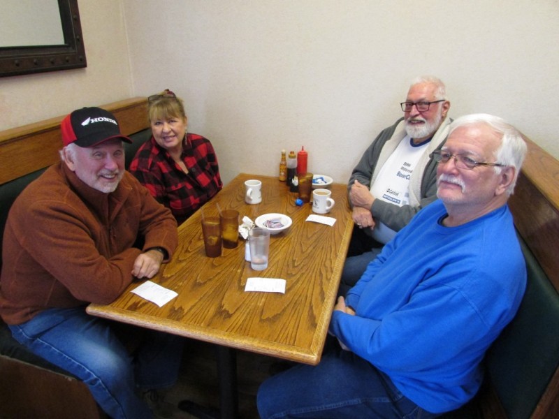 Left, Ted and Penny - Scott and Dennis