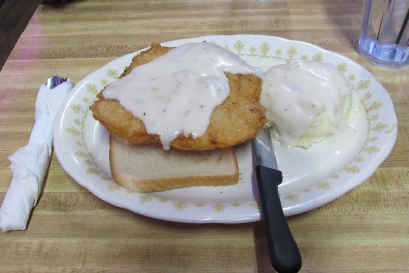 I went with the open face tenderloin today.