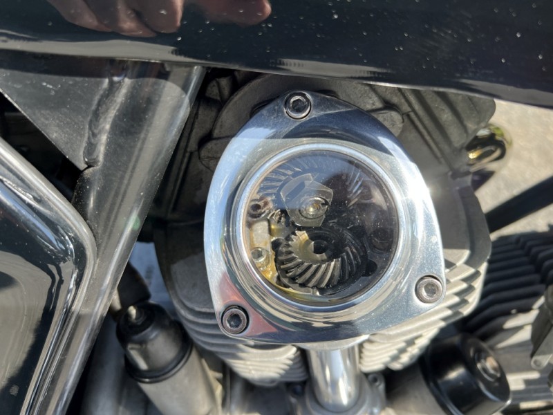 This was on the engine of the bike above.  A cut away??