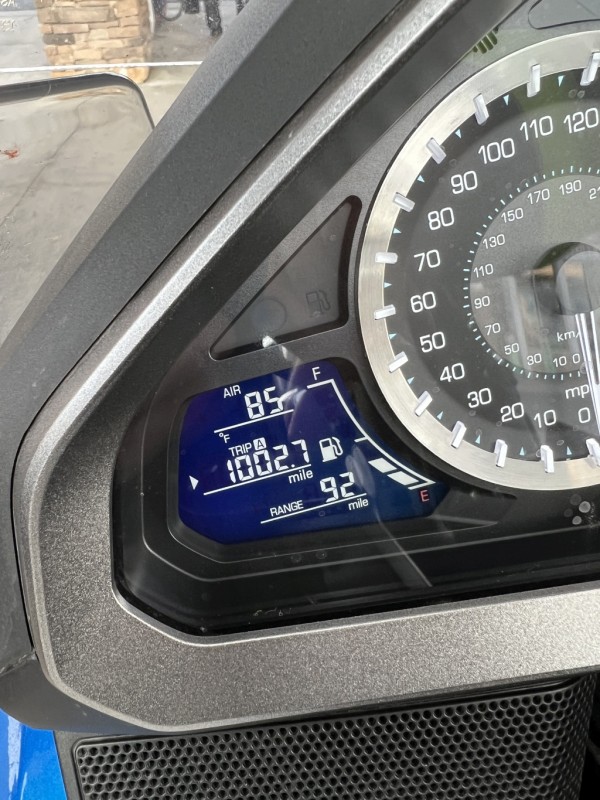 Trip odometer at end of trip