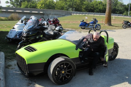 Ivan in his Vanderhall