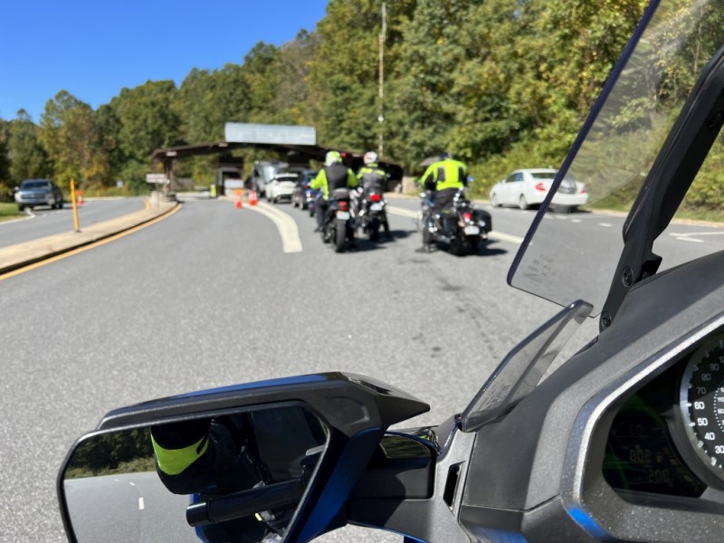 Entering Skyline Drive