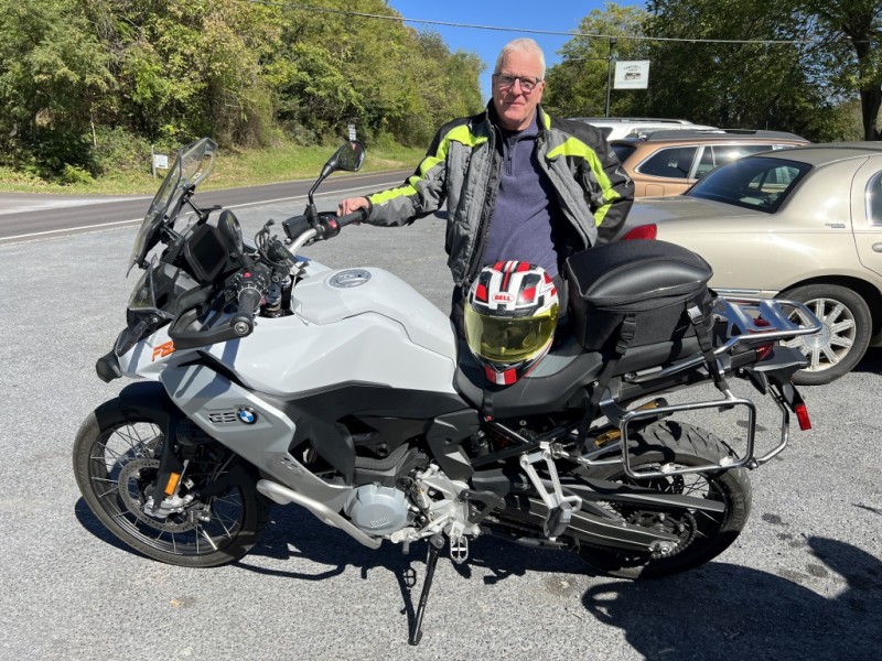 Brian on his new 2023 BMW 850 GS