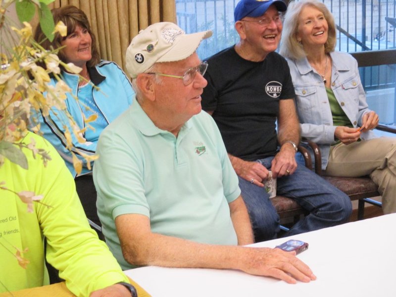 Walt Hoffman was the second oldest rider.