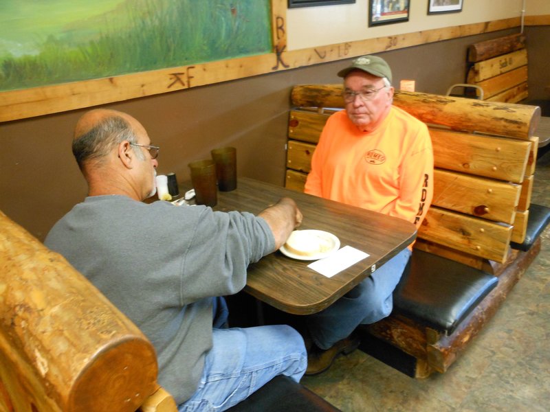 Only guys on three wheels allowed at this table.
