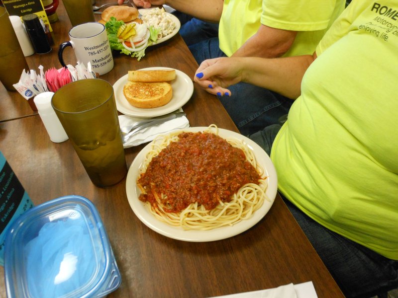 Now that's a lot of spaghetti for 5 bucks.