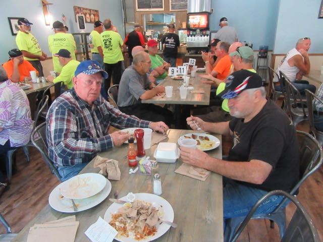 Sorry John couldn't make it today.  Benny reported that John was a little under the weather and couldn't get out for lunch. Hope you're feeling better soon John!