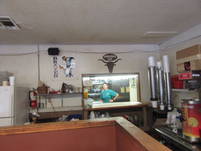 The cook was finally able to take a breather.  She did a great job today getting all of us in and out so quickly.