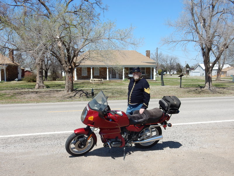 For the benefit of those living on the prairie, Fort Harker, Kanopolis, KS. Yes we have roaming buffalo and yes we still have military keeping the Indians in check.