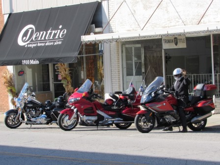 Parkville Rider got a good spot.