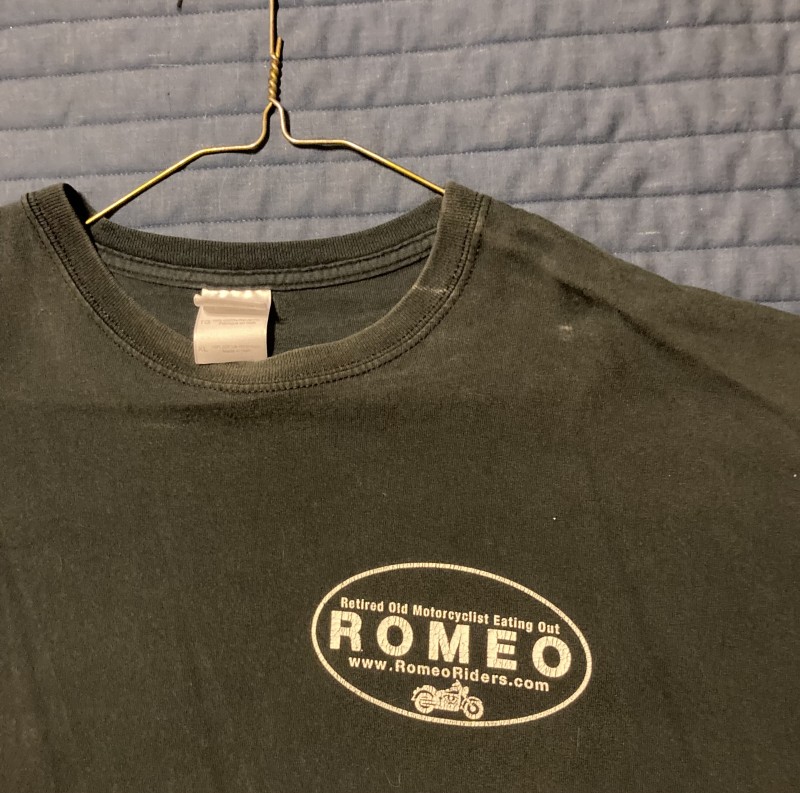 Front logo located on left of upper chest