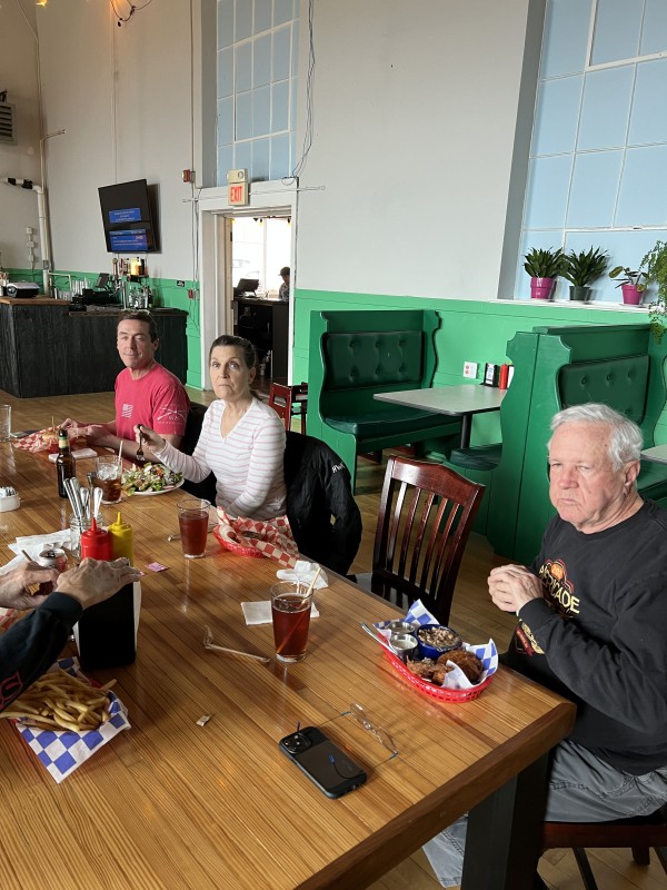 Cliff said the chicken was not good and he would never return to a restaurant that served brussel sprouts