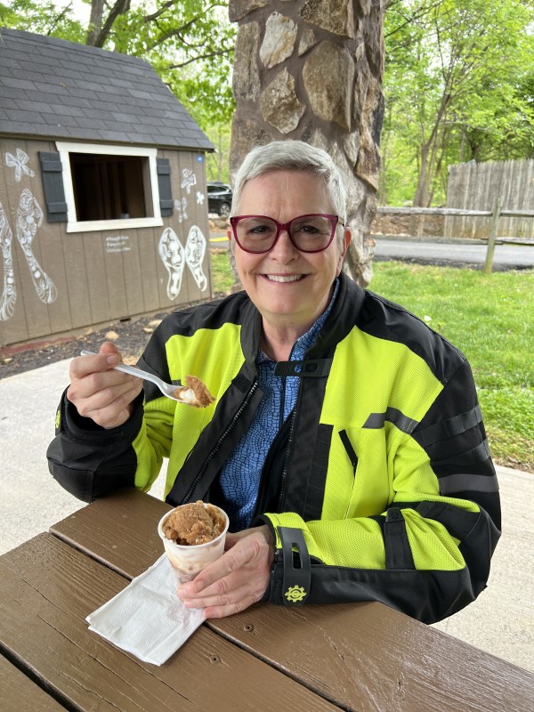 A good ride always ends with ice cream  Apple House Linden, VA