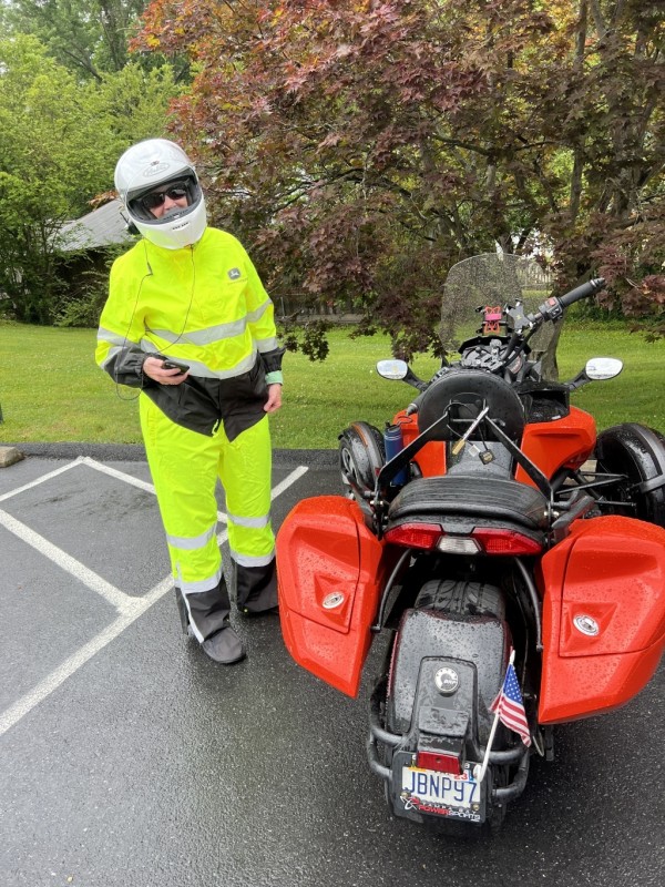 Jeanmarie wanted to be prepared in case it rained