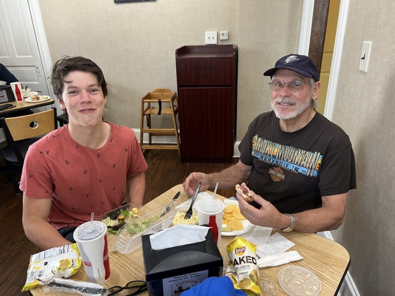 It was good to have Gus along.