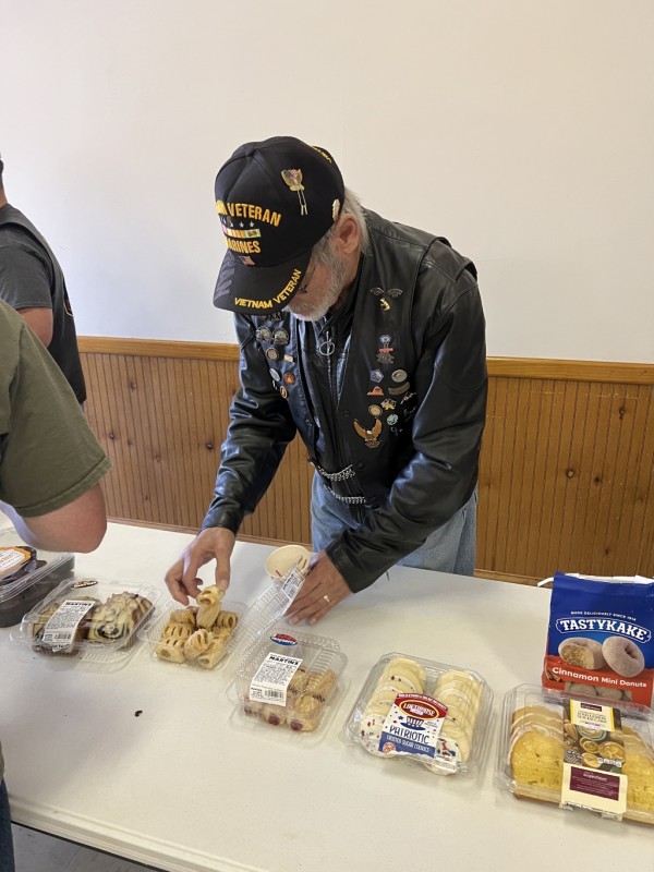 John was the first to find the food