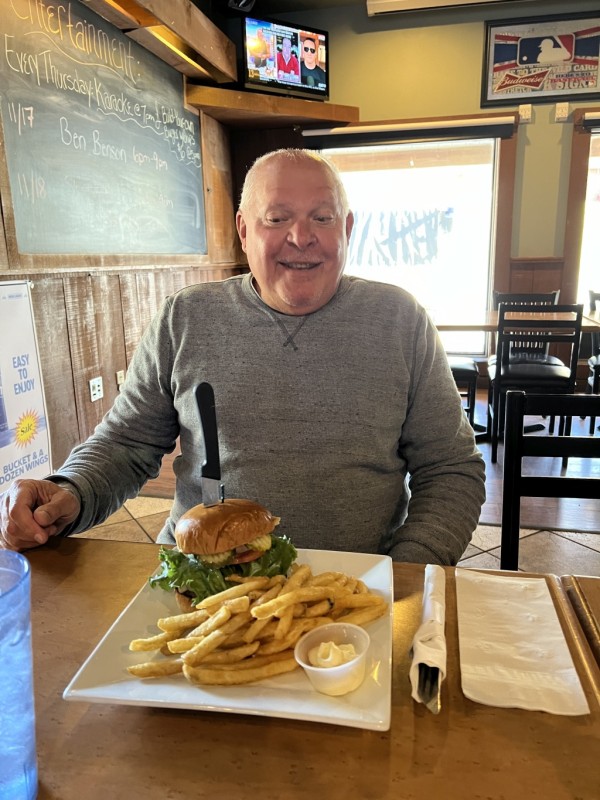 Ralph said "LOOK AT THAT TOOTHPICK !!"