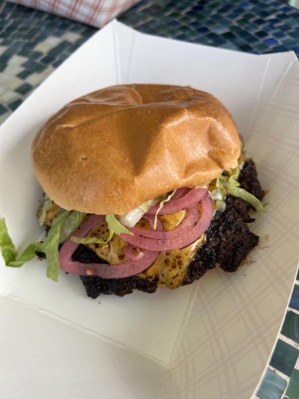 THE BEST HAMBURGER IN WEST VIRGINIA!  A little different that the one pictured on their website.