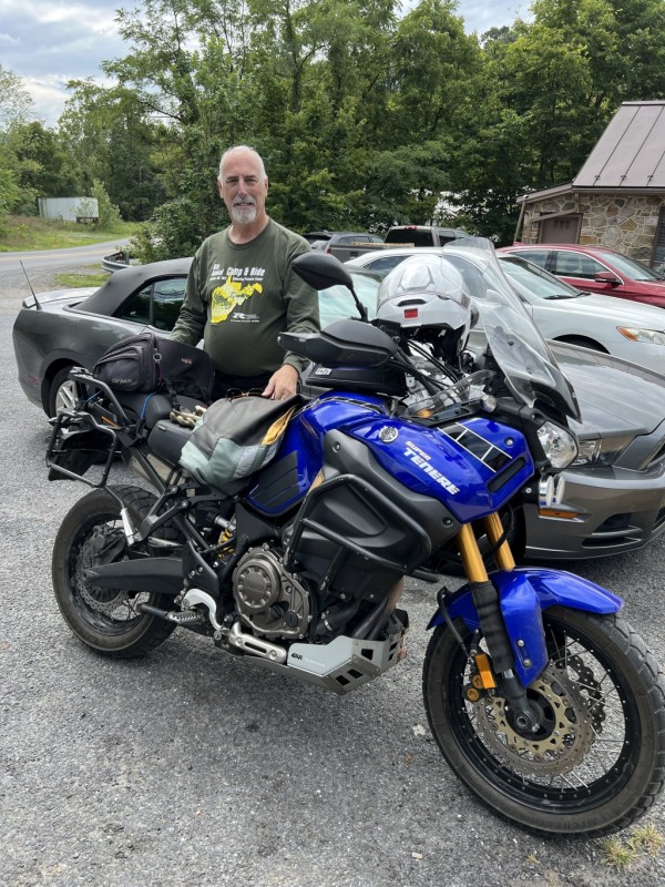 Ed F. 2015 Suzuki "Tenere" 48,000 mi  8/24