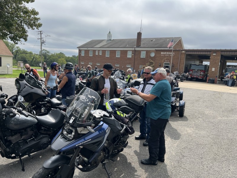 Stop at the fire station in Marshall, VA