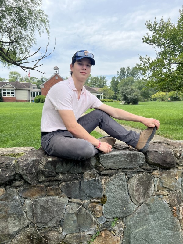 Gus will be riding his own bike before long