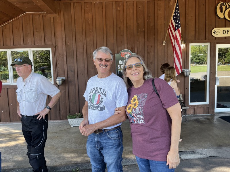 Great picture of Bill and Lauren. Good meeting Lauren. Whit standing off to the left.
